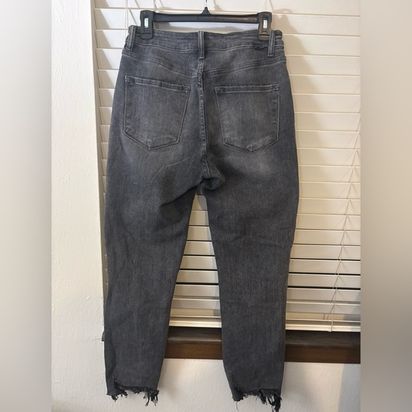 Distressed Black Women's Jeans - Picture 2 of 3